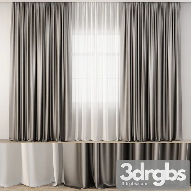 Curtains 3D Model Free