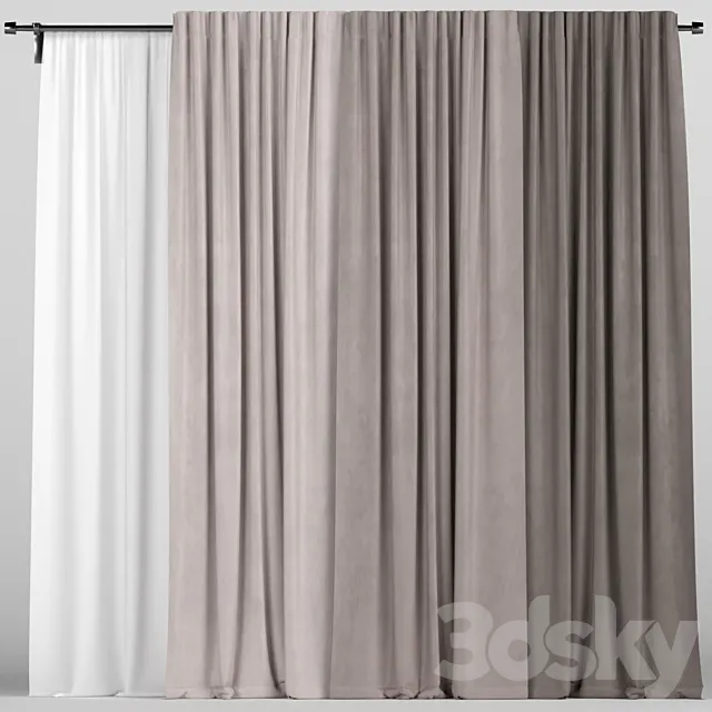 Curtains 3DModel