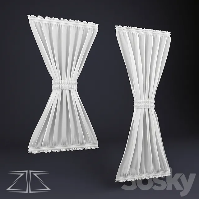 curtains 3D Model