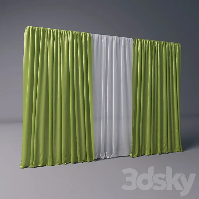 Curtains 3DModel