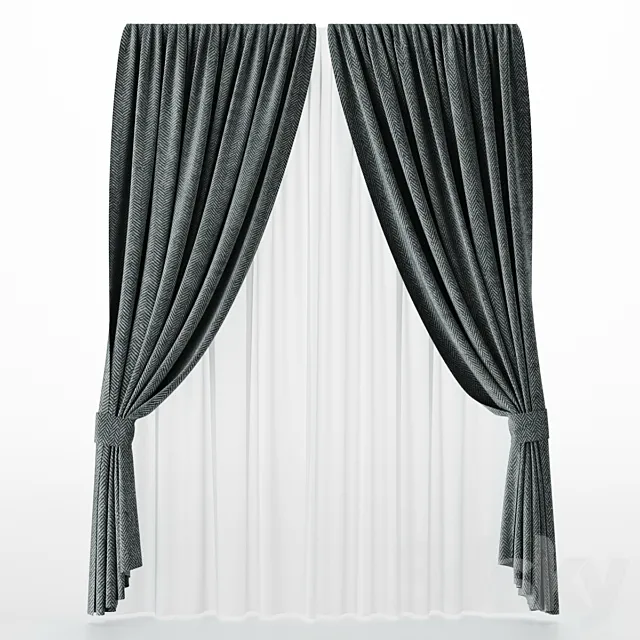 curtains 3DModel