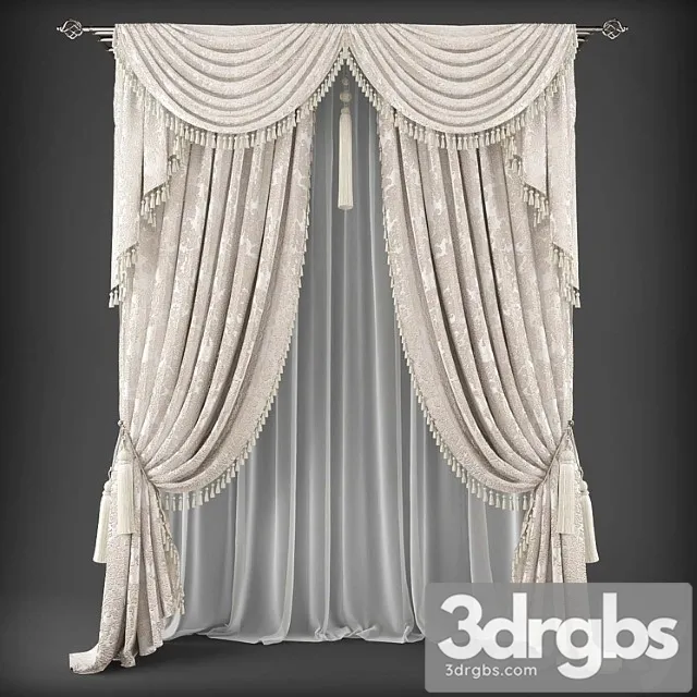 Curtains 483 3D Model Free