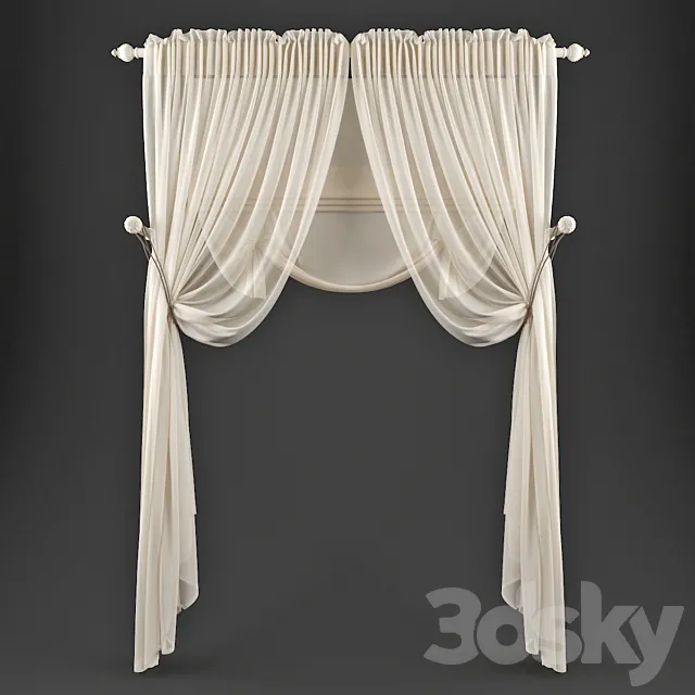 Curtains 50 3DModel