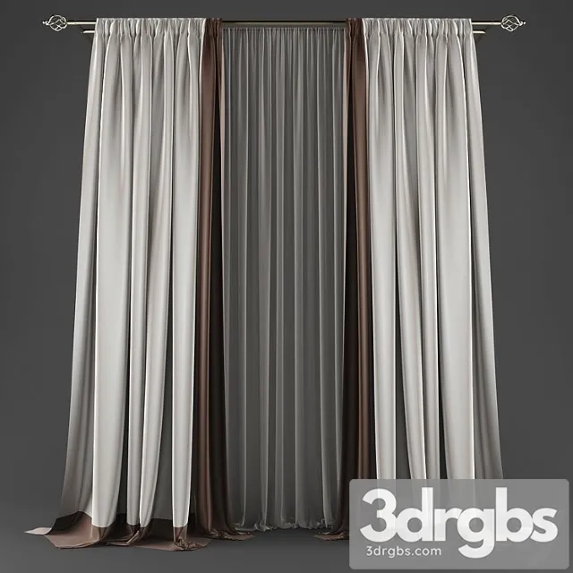 Curtains 511 3D Model Free