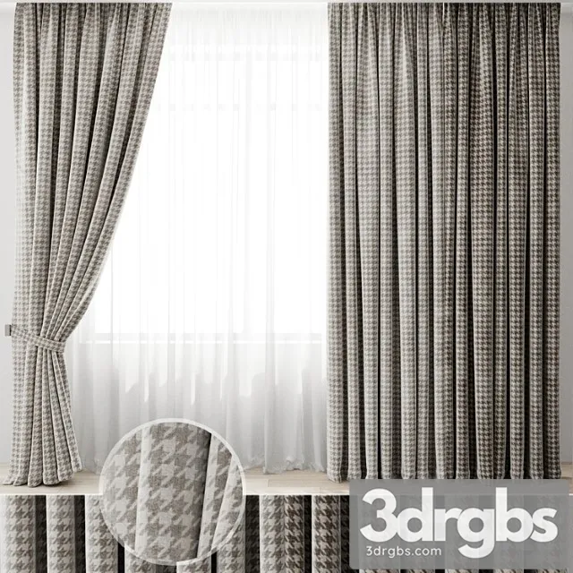 Curtains 7 11 3D Model Free