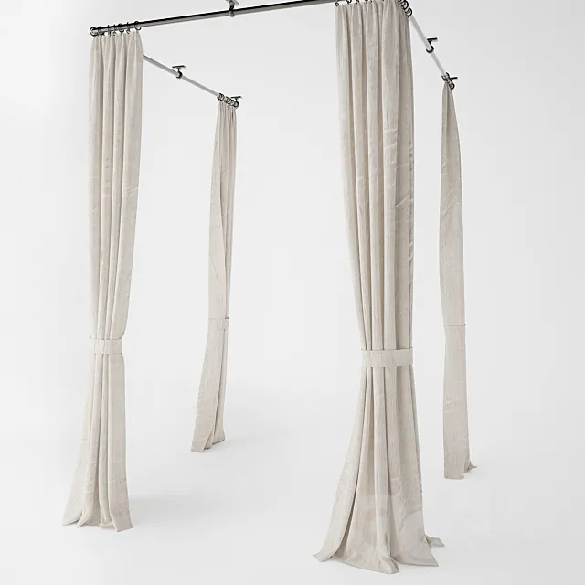 Curtains- baldachin 3DModel