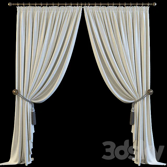Curtains classic 3DModel
