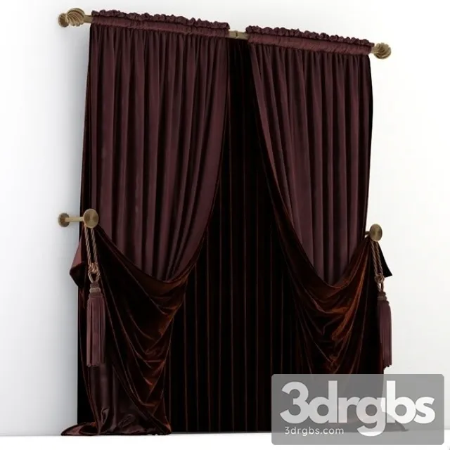 Curtains Classical 22 3D Model Free