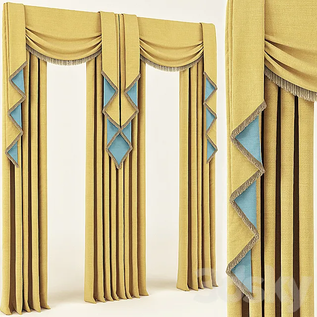 Curtains Curtain 3D Model