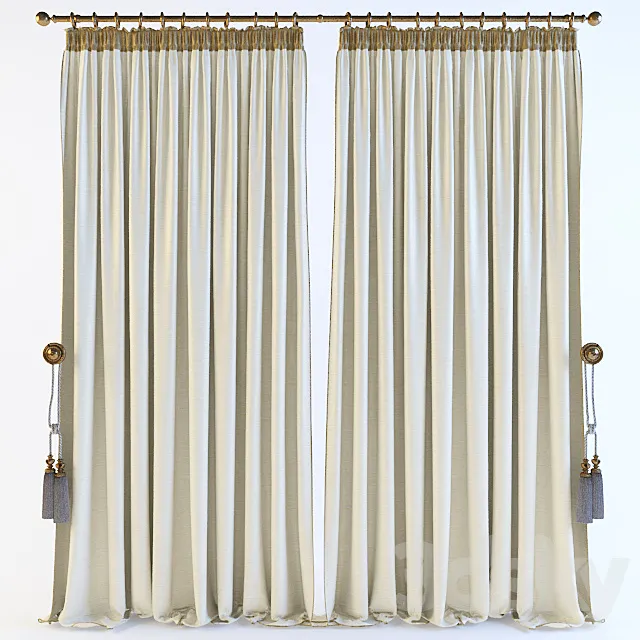 Curtains direct 3D Model