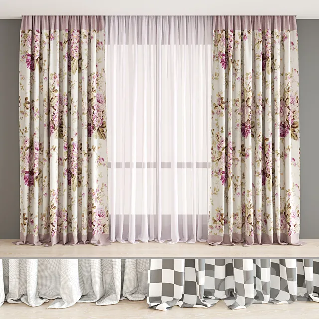 Curtains from the textile house Togas (part 1) 3D Model