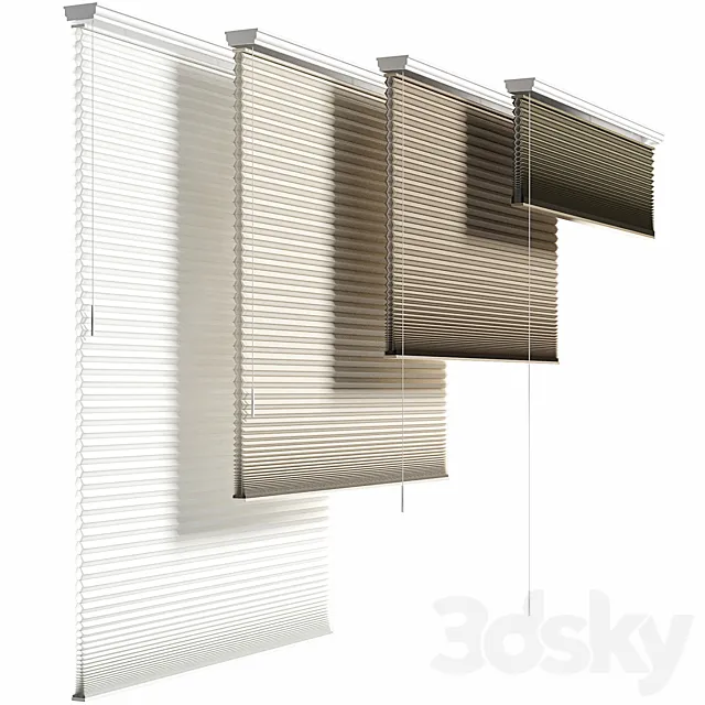 CURTAINS HUNTER DOUGLAS Duolite 3D Model