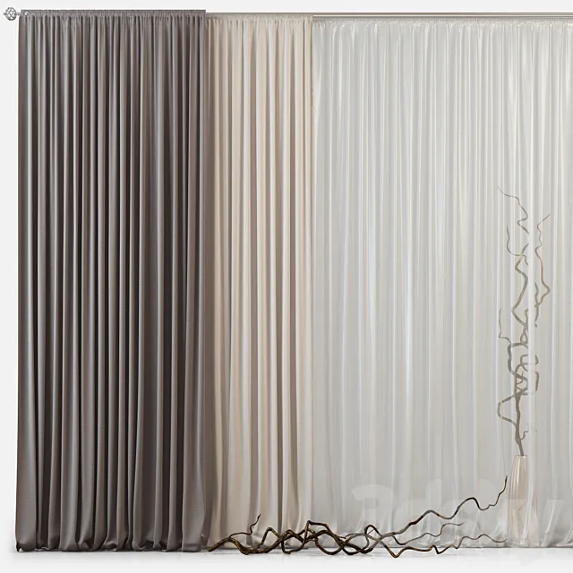Curtains m04 3DModel