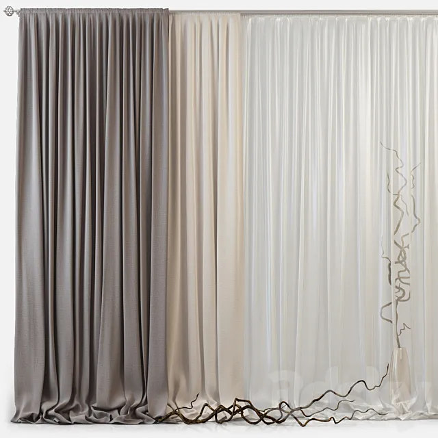 Curtains m05 3DModel