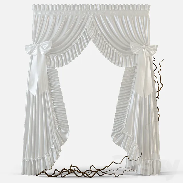 Curtains m12 3D Model