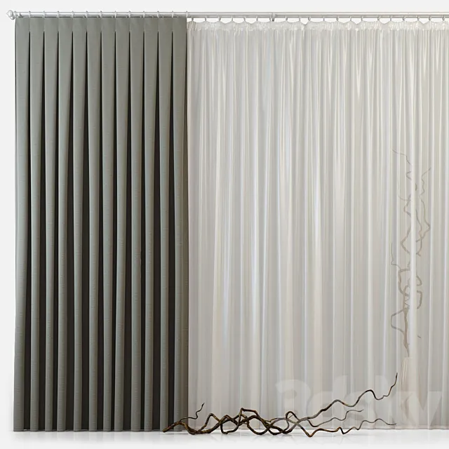 Curtains m23 3DModel