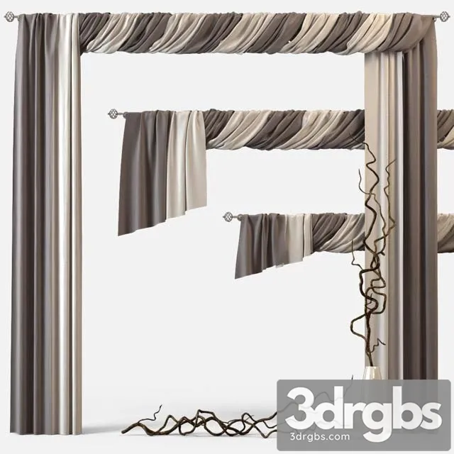 Curtains M28 3D Model Free
