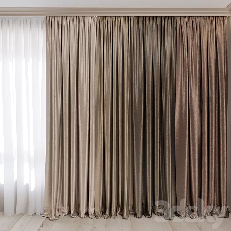 Curtains No. 15 3D Model