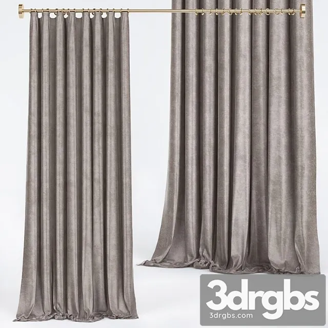 Curtains premium №9 3D Model Free