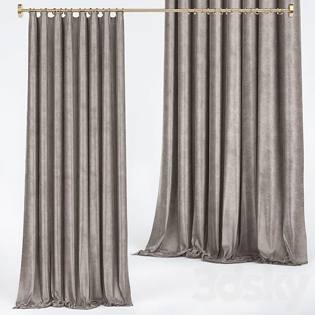 Curtains Premium №9 3D Model