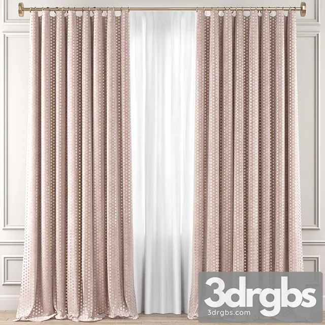 Curtains premium pro №39 3D Model Free