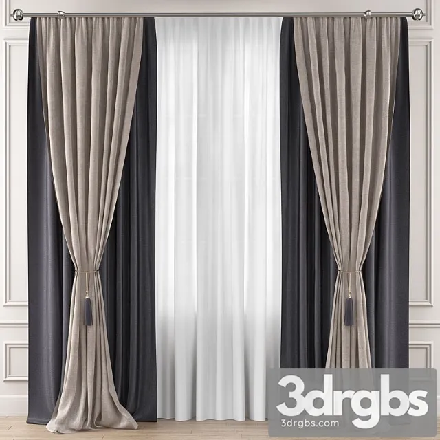 Curtains premium pro no. 12 3D Model Free