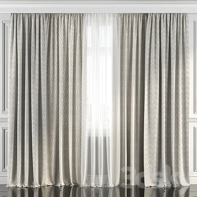 Curtains with window 186 Free Download