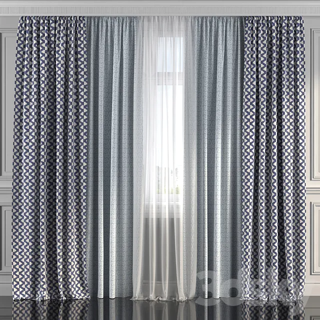 Curtains with window 212 Free Download
