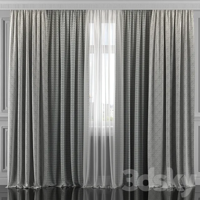 Curtains with window 310 Free Download