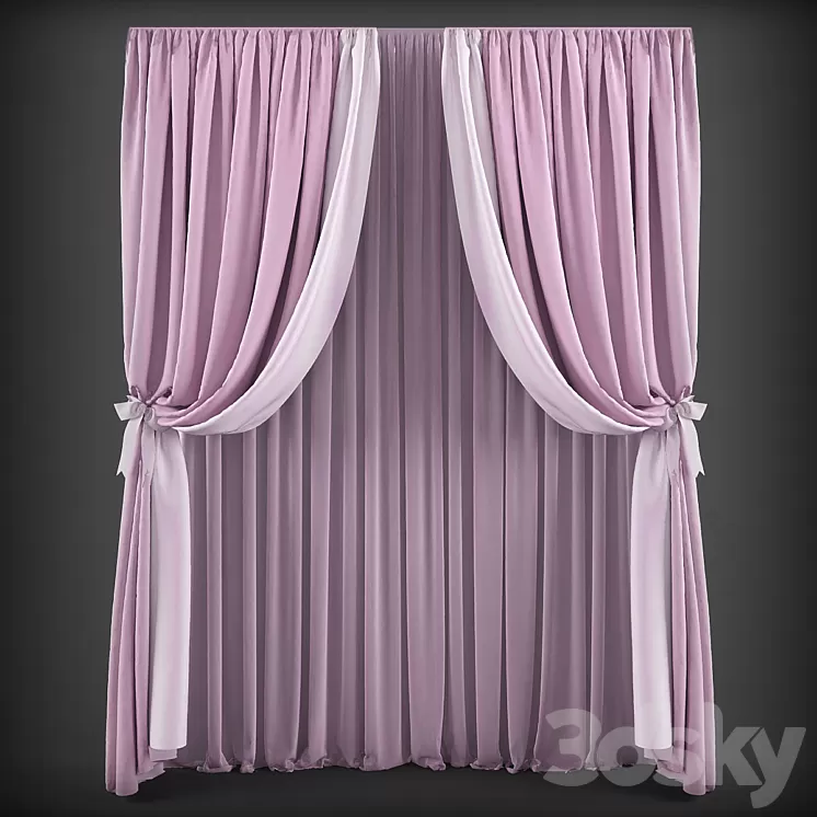 Curtains113 3D Model