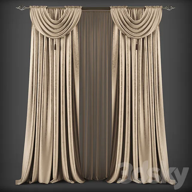 Curtains276 3D Model
