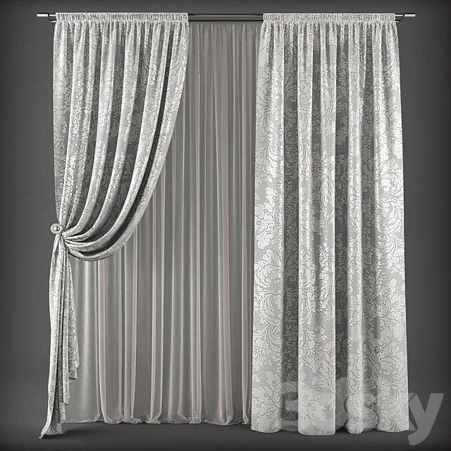 Curtains280 3DModel