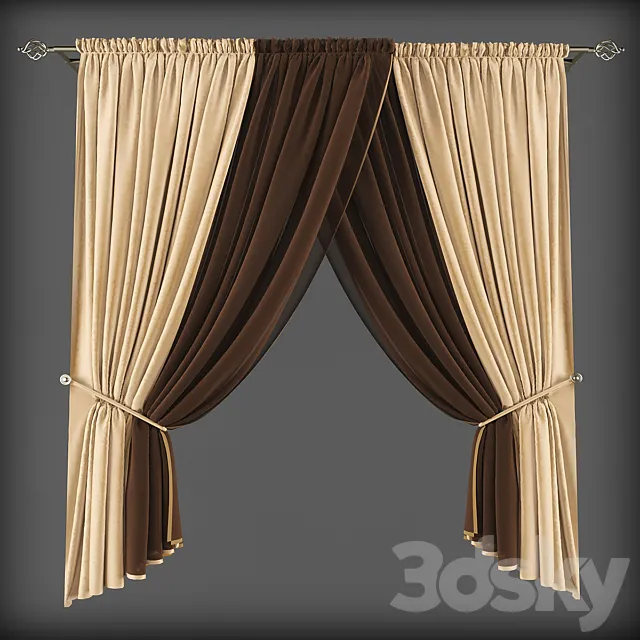 Curtains303 3D Model