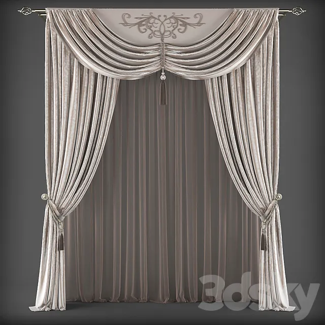 Curtains304 3DModel