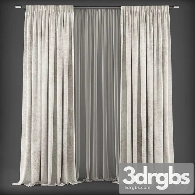 Curtains307 3D Model Free
