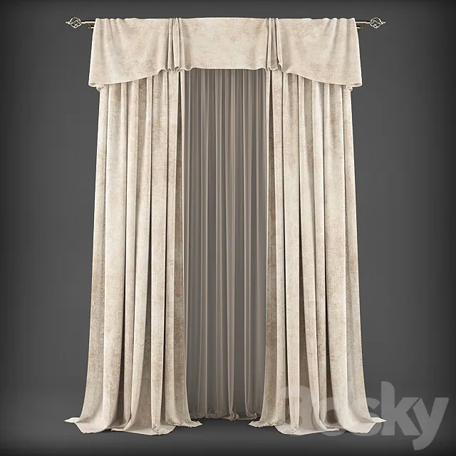 Curtains315 3D Model