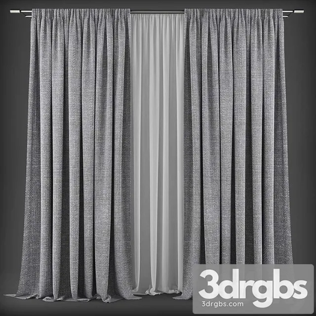 Curtains316 3D Model Free