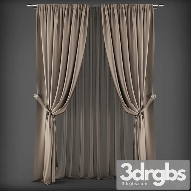 Curtains321 3D Model Free