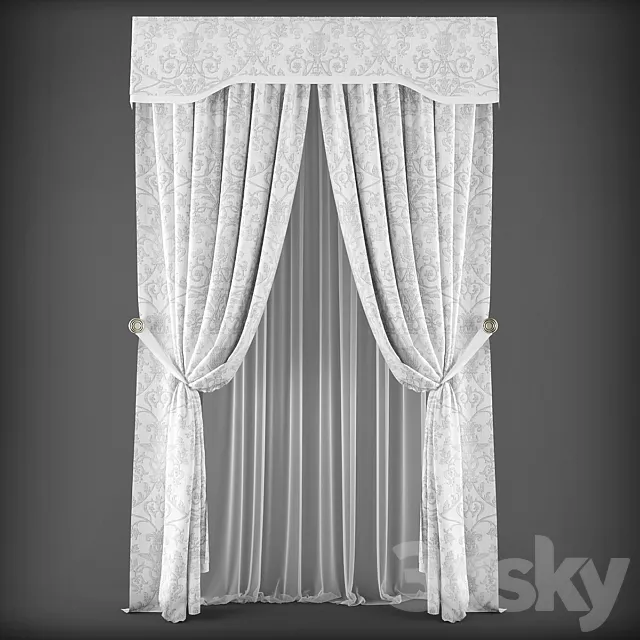 Curtains325 3D Model