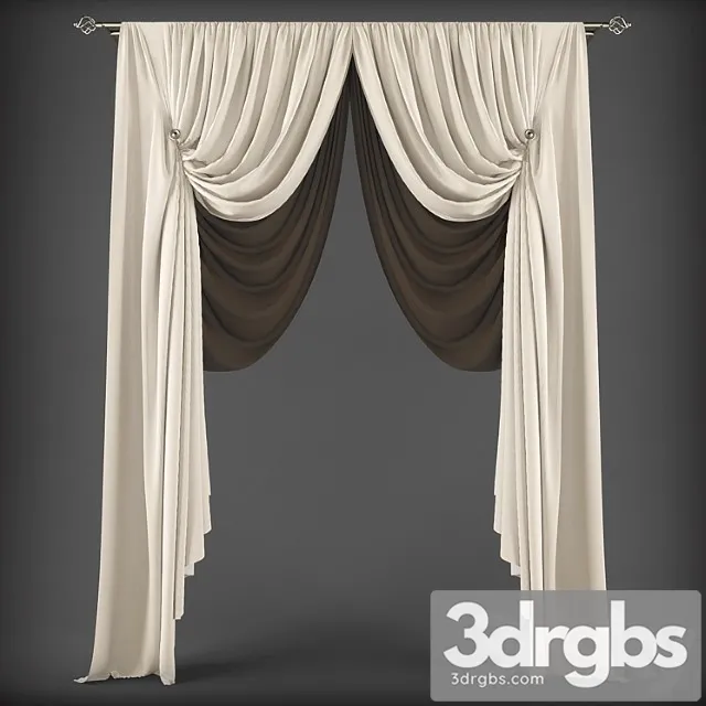 Curtains326 3D Model Free