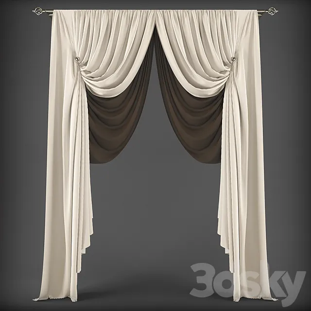 Curtains326 3D Model