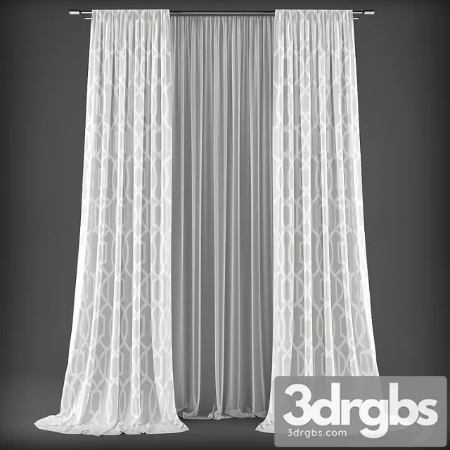 Curtains328 3D Model Free