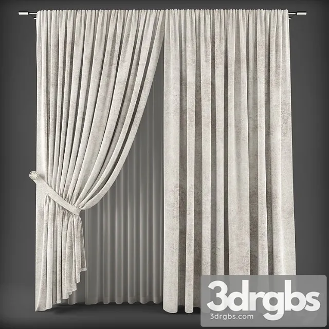 Curtains334 3D Model Free