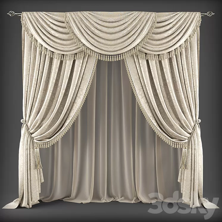 Curtains335 3D Model