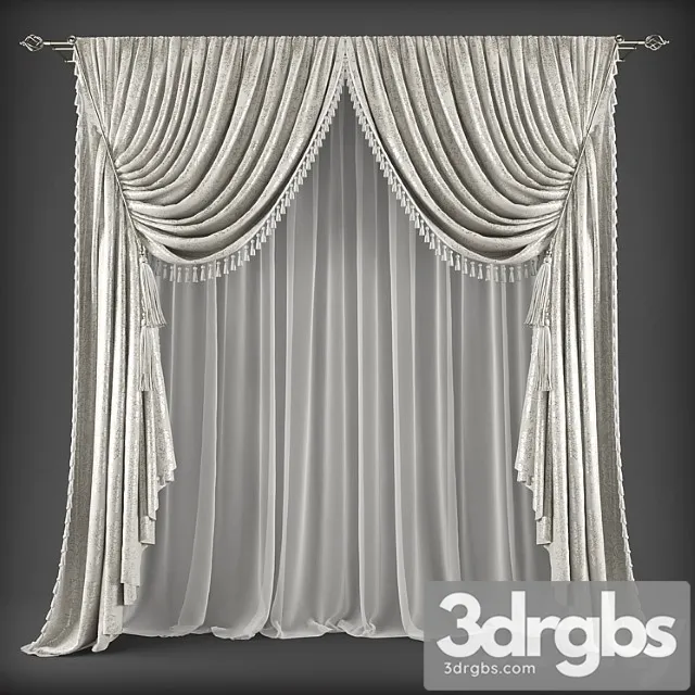 Curtains336 3D Model Free
