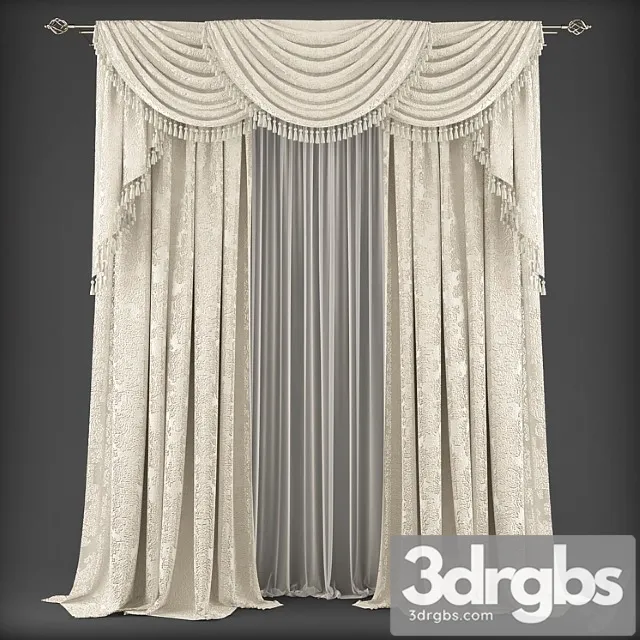 Curtains340 3D Model Free