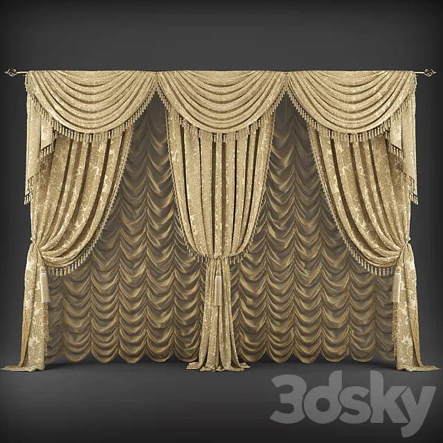 Curtains341 3DModel