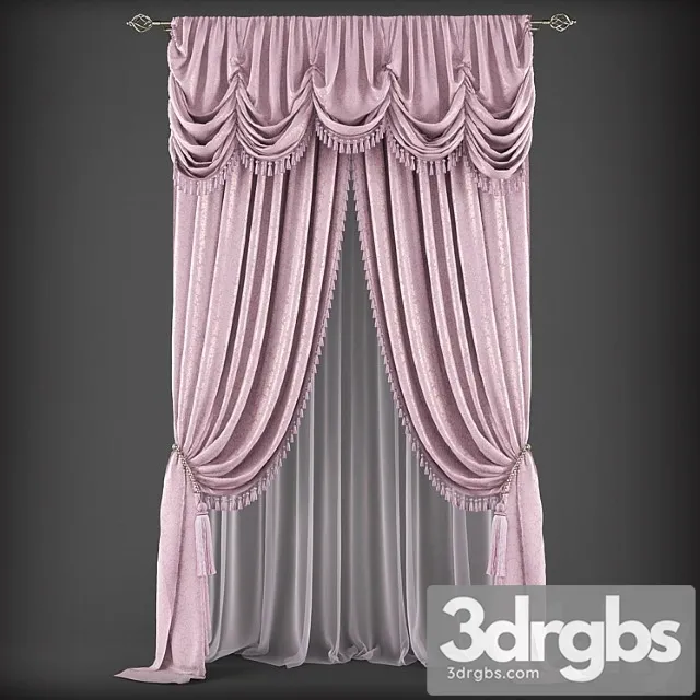 Curtains344 3D Model Free