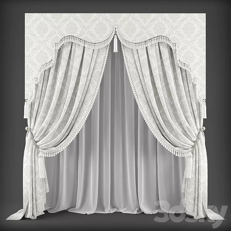Curtains345 3D Model