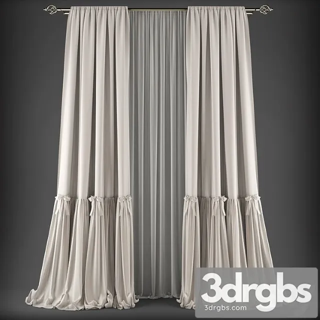 Curtains419 3D Model Free